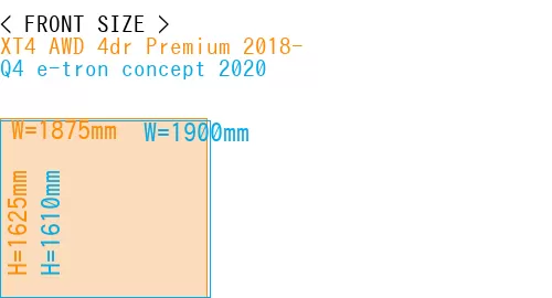 #XT4 AWD 4dr Premium 2018- + Q4 e-tron concept 2020